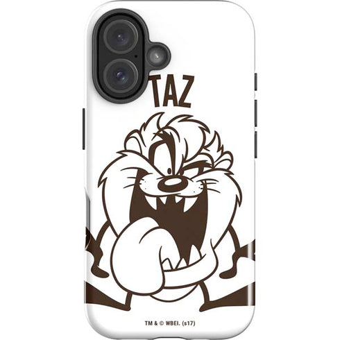 Looney Tunes Taz Big Head iPhone 16 Plus Impact Case