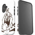 Looney Tunes Taz Big Head iPhone 16 Plus Impact Case