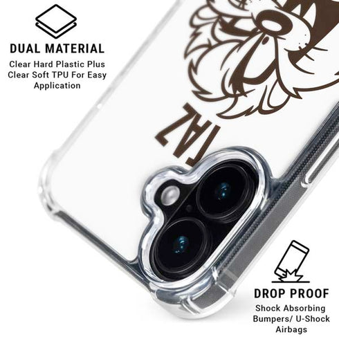 Looney Tunes Taz Big Head iPhone 16 Plus MagSafe Case