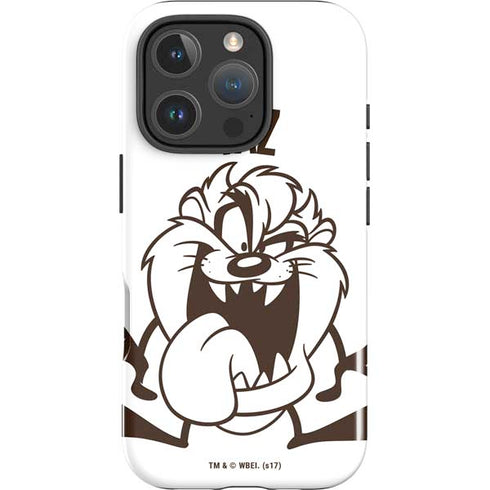Looney Tunes Taz Big Head iPhone 16 Pro Impact Case