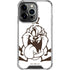 Looney Tunes Taz Big Head iPhone 16 Pro Max Clear Case