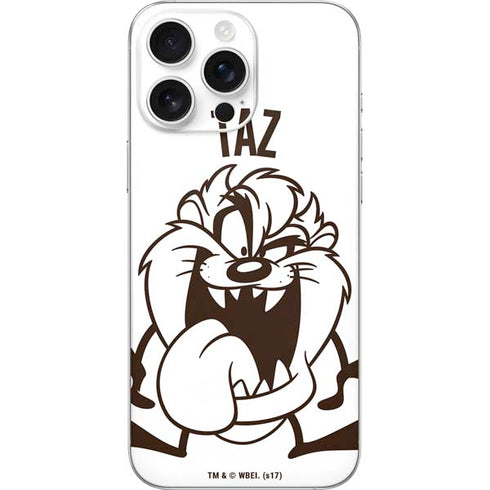 Looney Tunes Taz Big Head iPhone 16 Pro Max Skin
