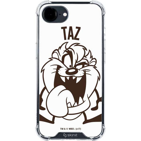 Looney Tunes Taz Big Head iPhone 16e Clear Case