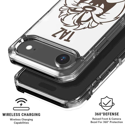 Looney Tunes Taz Big Head iPhone 17 Air Clear Case