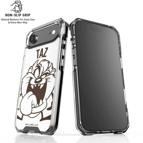 Looney Tunes Taz Big Head iPhone 17 Air Clear Case