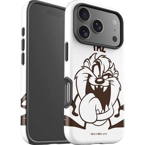 Looney Tunes Taz Big Head iPhone 17 Pro Impact Case