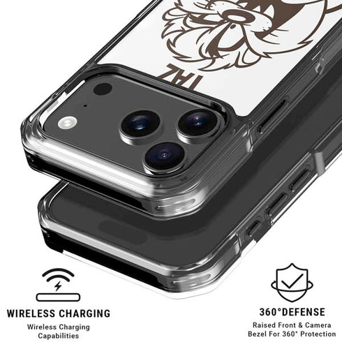 Looney Tunes Taz Big Head iPhone 18 Pro Clear Case