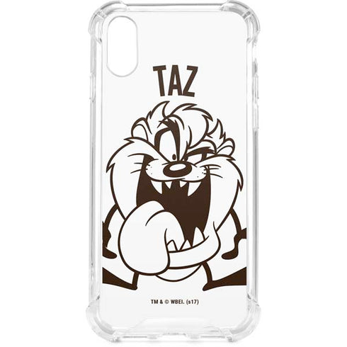 Looney Tunes Taz Big Head iPhone XS Clear Case
