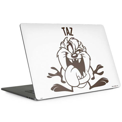 Looney Tunes Taz Big Head MacBook Skins