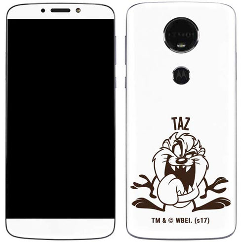 Looney Tunes Taz Big Head Moto E5 Plus Skin