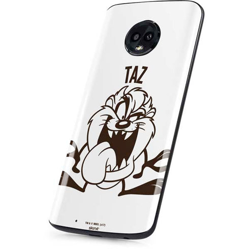 Looney Tunes Taz Big Head Moto G6 Skin