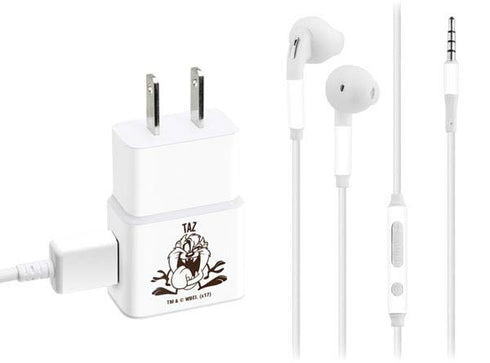 Looney Tunes Taz Big Head Phone Charger Skin