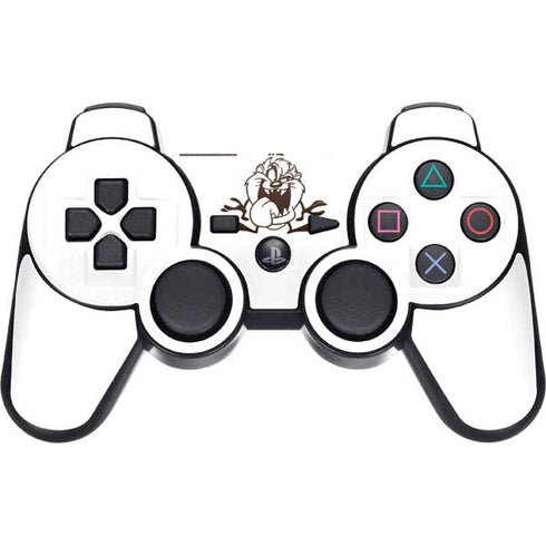 Looney Tunes Taz Big Head PS3 Dual Shock wireless controller Skin