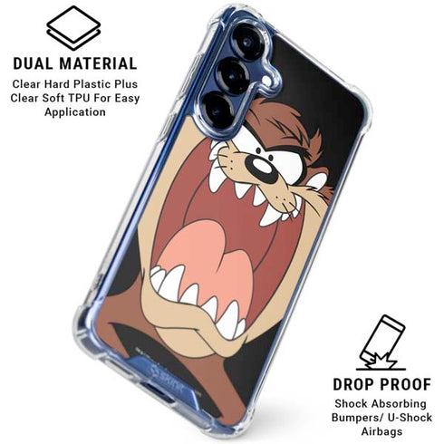 Looney Tunes Taz Galaxy S25 Clear Case