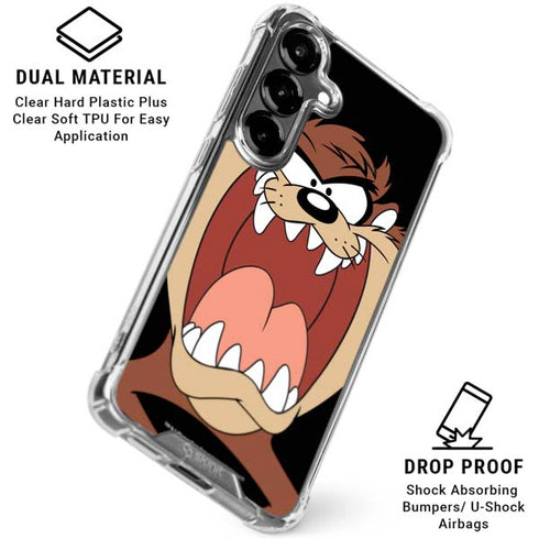 Looney Tunes Taz Galaxy S26 Clear Case