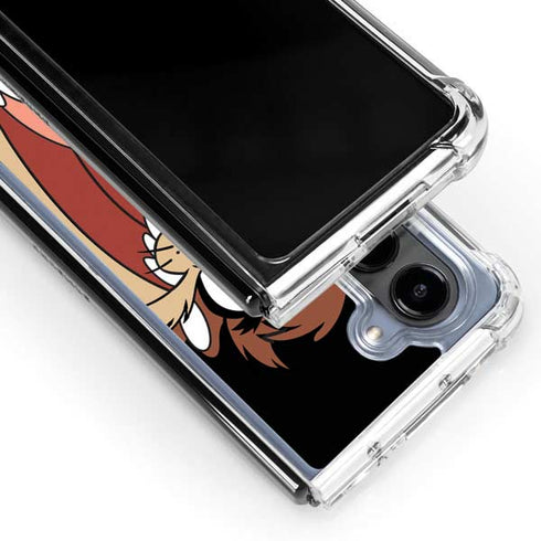 Looney Tunes Taz Galaxy Z Fold5 5G Clear Case