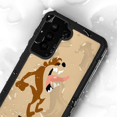 Looney Tunes Taz Identity Galaxy S24 Plus Waterproof Case