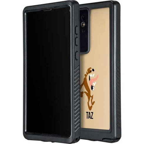 Looney Tunes Taz Identity Galaxy S24 Ultra Waterproof Case