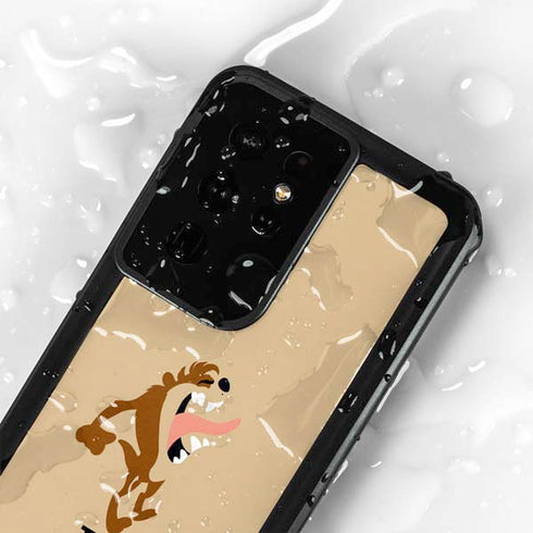 Looney Tunes Taz Identity Galaxy S24 Ultra Waterproof Case
