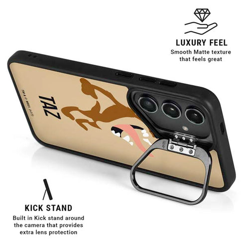 Looney Tunes Taz Identity Galaxy S26 Plus Kickstand Case
