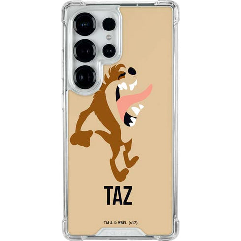 Looney Tunes Taz Identity Galaxy S26 Ultra Clear Case