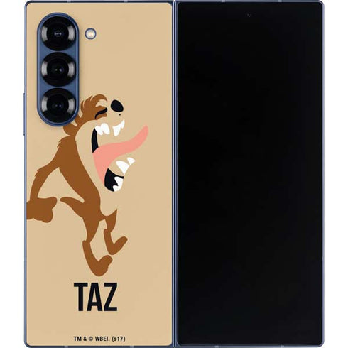 Looney Tunes Taz Identity Galaxy Z Fold6 Skin
