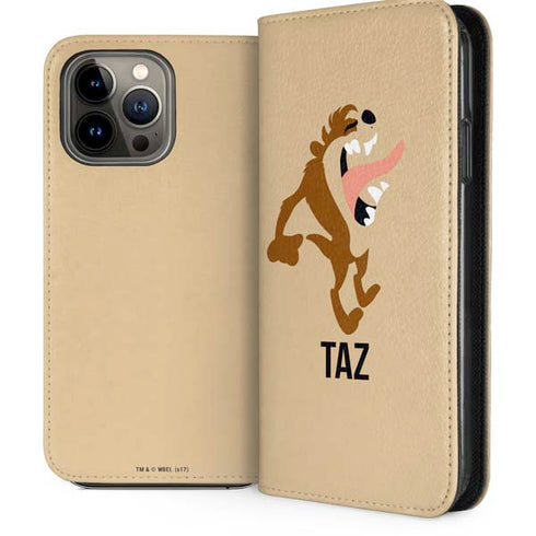 Looney Tunes Taz Identity iPhone 14 Pro Max Folio Case