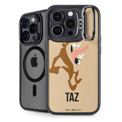 Looney Tunes Taz Identity iPhone 15 Pro Kickstand Case