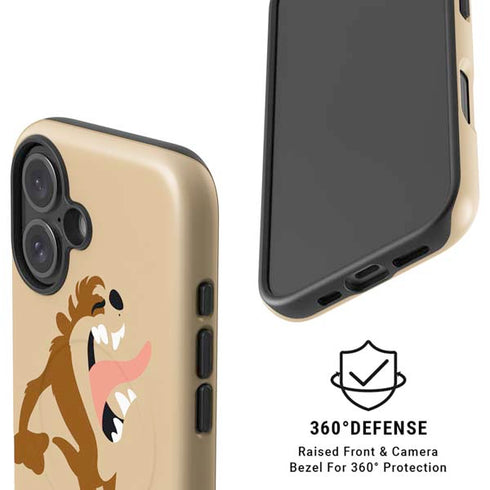Looney Tunes Taz Identity iPhone 16 Magsafe Impact Case