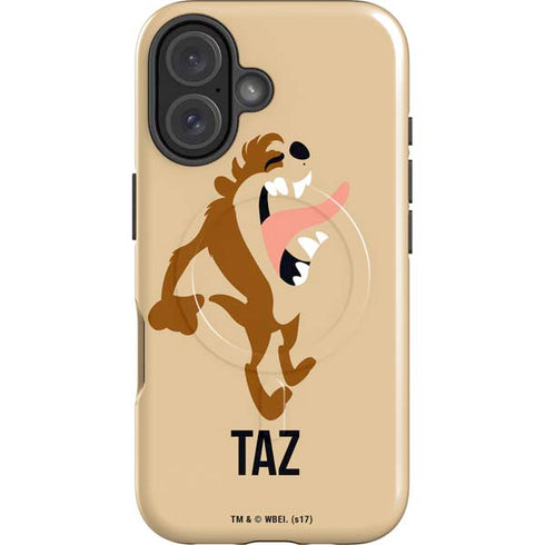 Looney Tunes Taz Identity iPhone 16 Plus Magsafe Impact Case