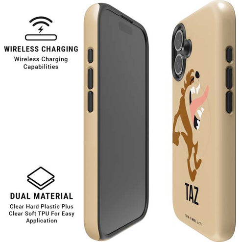 Looney Tunes Taz Identity iPhone 16 Plus Magsafe Impact Case