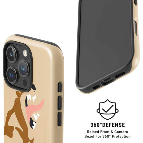 Looney Tunes Taz Identity iPhone 16 Pro Max Magsafe Impact Case