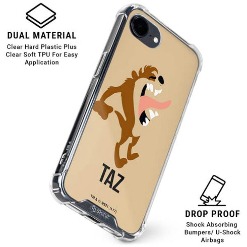 Looney Tunes Taz Identity iPhone 16e Clear Case