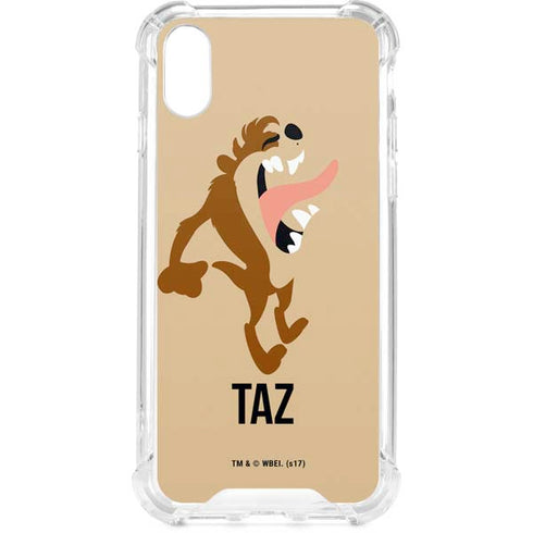 Looney Tunes Taz Identity iPhone XS Clear Case