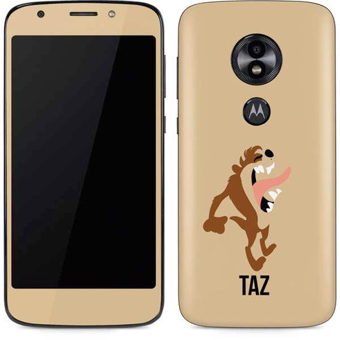Looney Tunes Taz Identity Moto E5 Play Skin