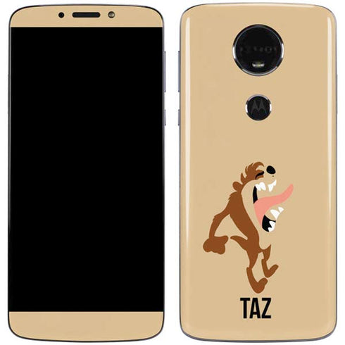 Looney Tunes Taz Identity Moto E5 Plus Skin