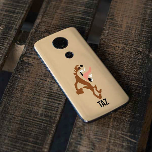 Looney Tunes Taz Identity Moto E5 Plus Skin