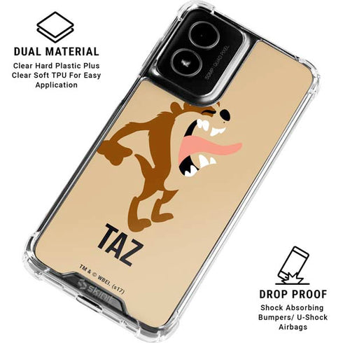 Looney Tunes Taz Identity Moto G Power 5G (2024) Clear Case
