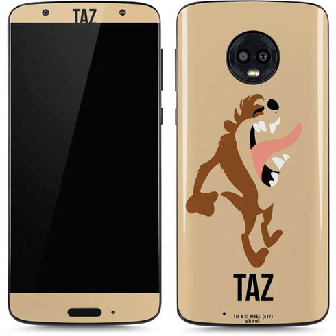 Looney Tunes Taz Identity Moto G6 Skin