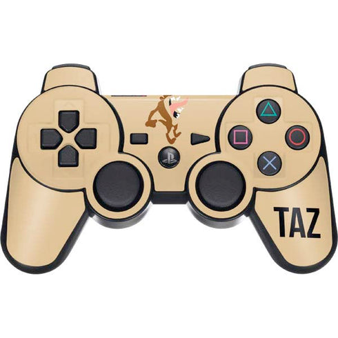 Looney Tunes Taz Identity PS3 Dual Shock wireless controller Skin