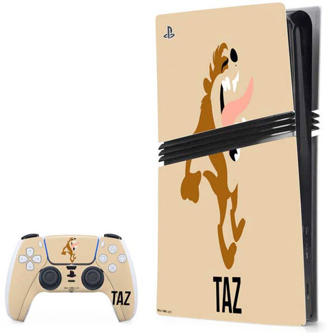 Looney Tunes Taz Identity PS5 Pro Bundle Skin