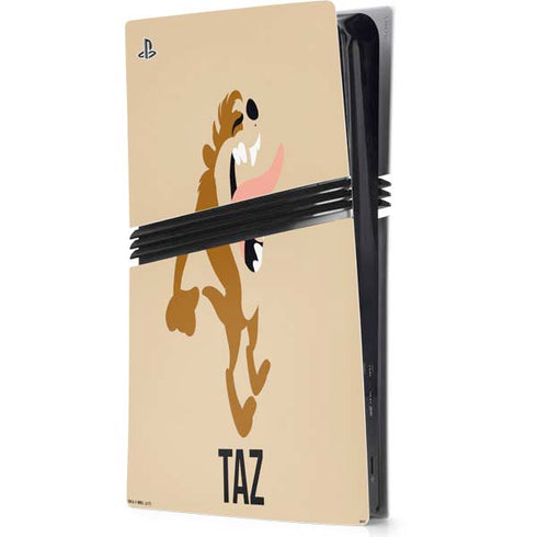 Looney Tunes Taz Identity PS5 Pro Console Skin