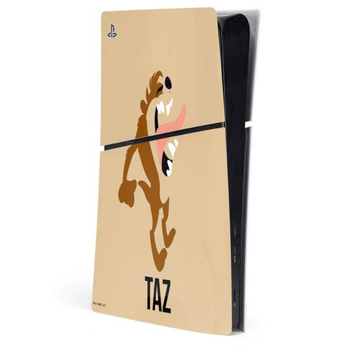 Looney Tunes Taz Identity PS5 Slim Digital Edition Console Skin