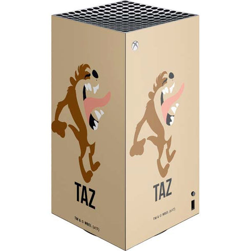 Looney Tunes Taz Identity XBox Series X Digital Edition Console Skin