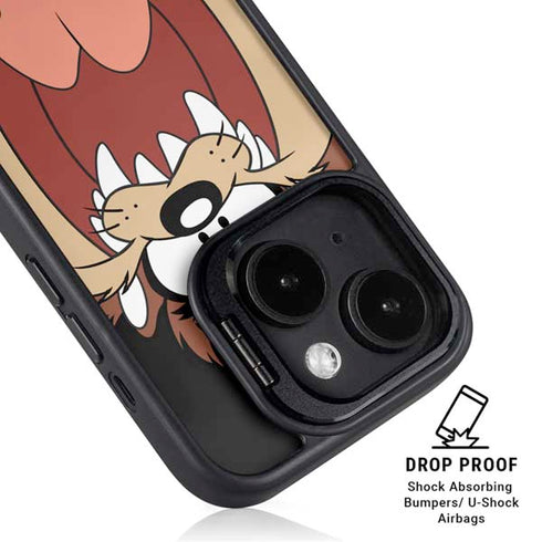 Looney Tunes Taz iPhone 14 Plus Kickstand Case