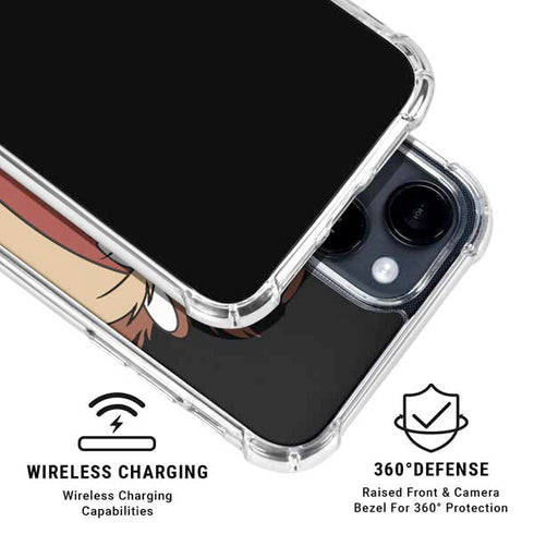 Looney Tunes Taz iPhone 15 Clear Case