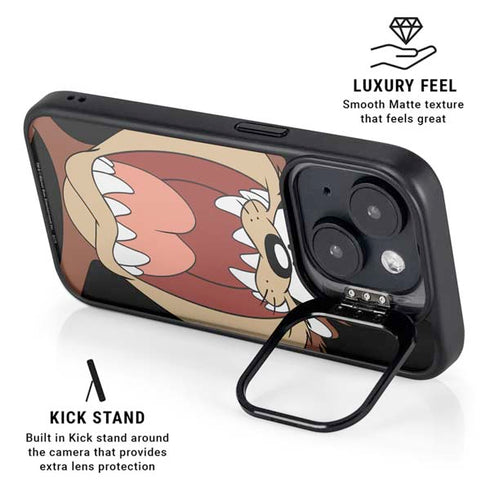 Looney Tunes Taz iPhone 15 Plus Kickstand Case