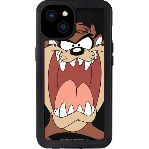 Looney Tunes Taz iPhone 15 Plus Waterproof Case