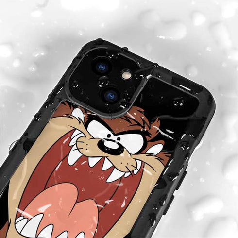 Looney Tunes Taz iPhone 15 Plus Waterproof Case