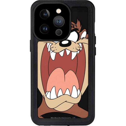 Looney Tunes Taz iPhone 15 Pro Waterproof Case